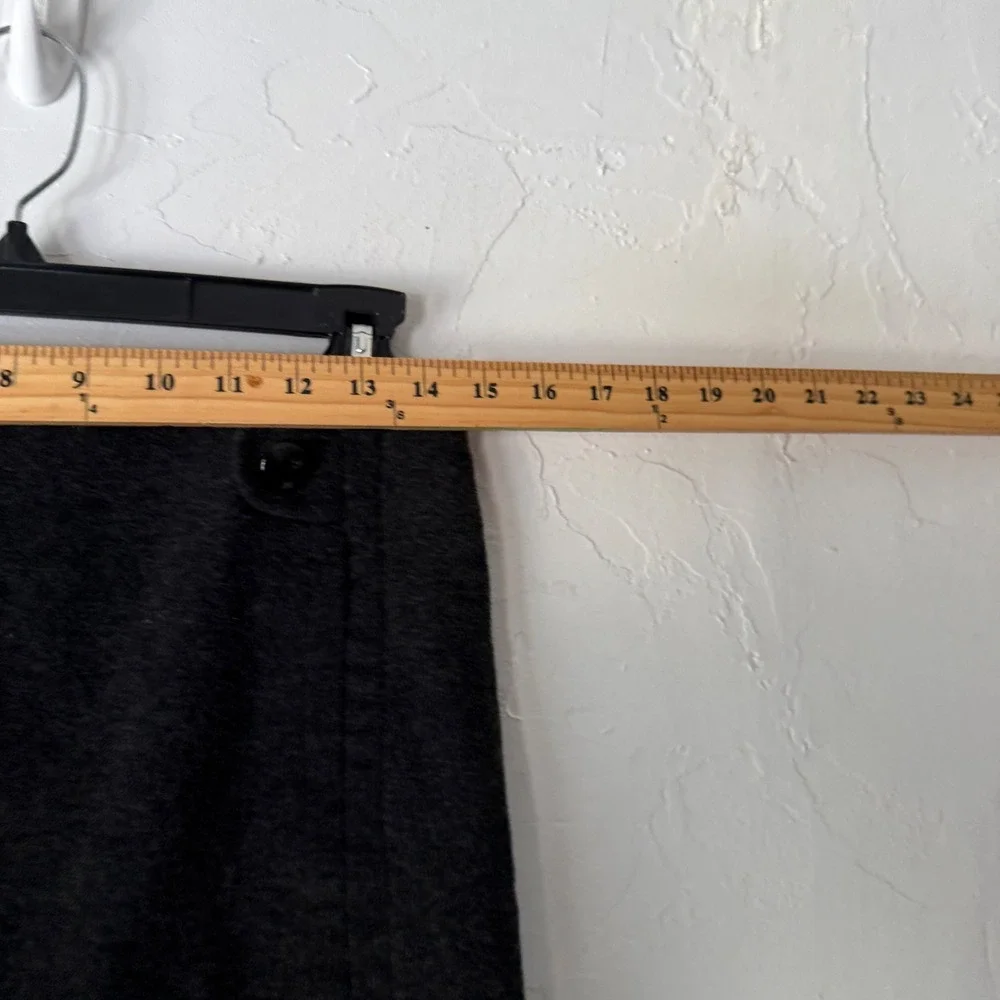 J. Crew‎ Charcoal Gray Wool Blend A-Line Mini Skirt Size 2 Academia Twee Preppy
